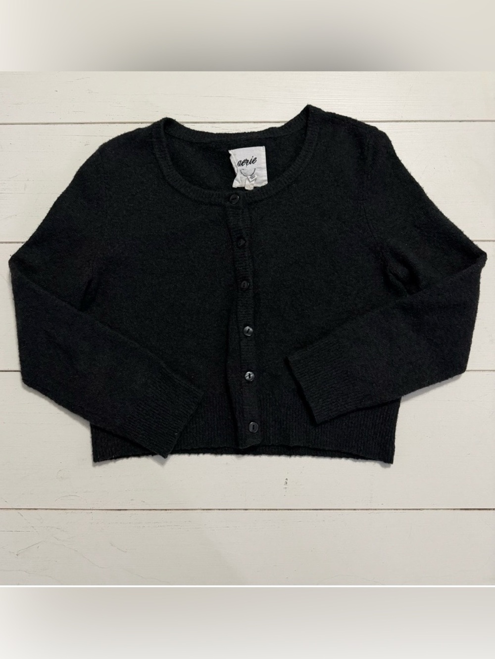 Aerie Cropped Cardigan Sweater